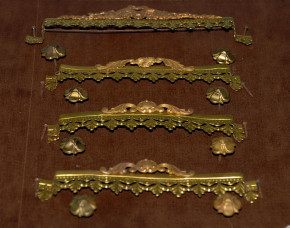 Erhard & Söhne * 4 curtain rails from ormolu * at 1860-1880