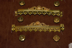 Erhard & Söhne * 4 curtain rails from ormolu * at 1860-1880