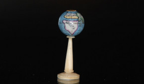 antique doll house miniature globe * at 1860-1880