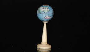 antique doll house miniature globe * at 1860-1880