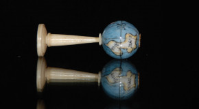 antique doll house miniature globe * at 1860-1880