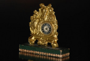 antique doll house ormolu clock * Pendule * at 1860-1880