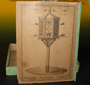 box of building blocks shooting game "The Pigeon House" * 1850