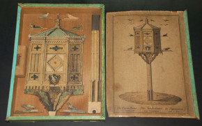 box of building blocks shooting game "The Pigeon House" * 1850