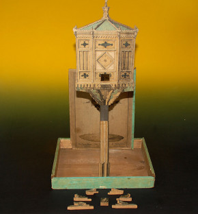 box of building blocks shooting game "The Pigeon House" * 1850