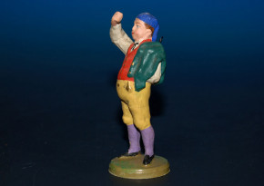 3.9 inch of railway figure * sir waving with pipe * at 1900