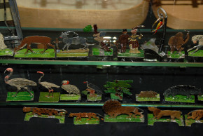 Biedermeier Zoologischer Garten * 38 Teile * um 1840-1860