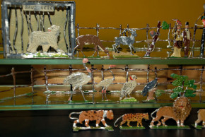 Biedermeier Zoologischer Garten * 38 Teile * um 1840-1860