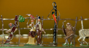 Biedermeier Zoologischer Garten * 38 Teile * um 1840-1860