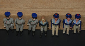 antique Erzgebirge armed forces figures * sailors * at 1900-1920