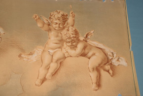 antique cherubim angel child's room edging * Vienna at 1900 (4)