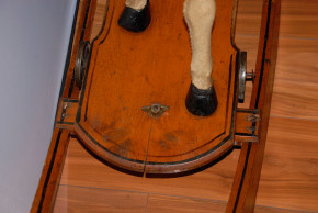 antique big rocking horse & pulling toys horse * at 1895