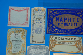 antique perfumery paper sticker * France 1920