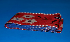 embroidered ribbon with edelweiss * 3.3 inch broad * at 1900