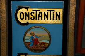 Constantin Cigaretten back glass of advertising picture * at 190