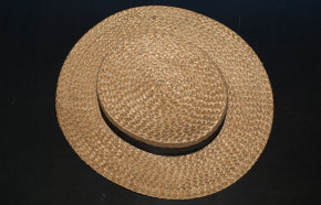 antique twisted straw hat * at 1900-1910