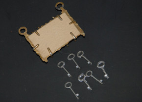 antique doll house * Key wall holder * at 1900-1920