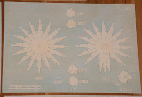 Airship zeppelin modelling sheet * O.M.R. 3000 * at 1910-1915