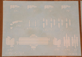 Airship zeppelin modelling sheet * O.M.R. 3000 * at 1910-1915