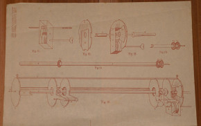 Airship zeppelin modelling sheet * O.M.R. 3000 * at 1910-1915