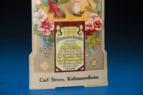 antique flowers calendar * children motive * of 1915