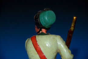 antike Wackelfigur aus Pappmaché * Wilddieb * Sonneberg 1860