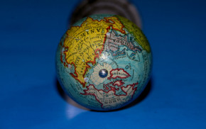 antique children globe * at 1920