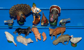 Elastolin/Lineol farm figures * 14 parts * thirties until fiftie