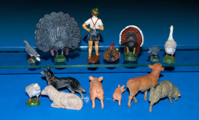 Elastolin/Lineol farm figures * 14 parts * thirties until fiftie
