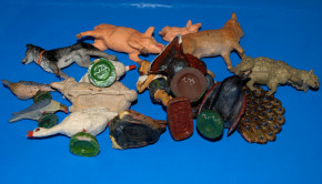 Elastolin/Lineol farm figures * 14 parts * thirties until fiftie