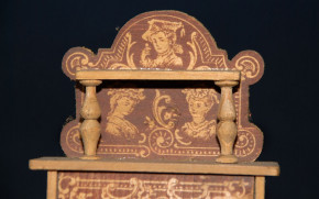 doll house Vertico with imprint * Rococo period couple * at 1900