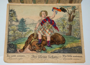 Biedermeier Kinderspiel * CUBIC METAMORPHOSES * um 1840