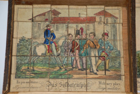 Biedermeier Kinderspiel * CUBIC METAMORPHOSES * um 1840