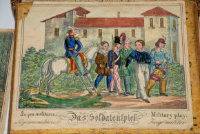 Biedermeier Kinderspiel * CUBIC METAMORPHOSES * um 1840