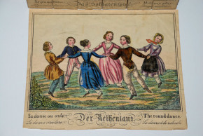 Biedermeier Kinderspiel * CUBIC METAMORPHOSES * um 1840