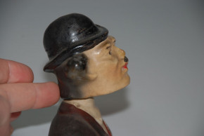 antike Wackelkopf Figur * Charlie Chaplin * um 1900-1910