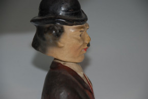 antike Wackelkopf Figur * Charlie Chaplin * um 1900-1910