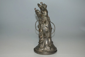 antike Schokoladenform - Eisform Musketier um 1900 * H 32 cm