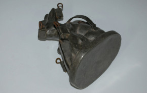 antike Schokoladenform - Eisform * Hase mit Korb * um 1900