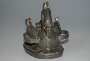 antike Schokoladenform - Eisform * Schwan Nr. 148 * um 1900