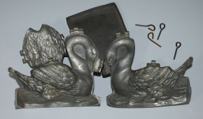 antike Schokoladenform - Eisform * Schwan Nr. 148 * um 1900