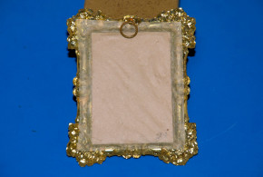 antikes Puppenstuben Goldblech Bild * Erhard & Söhne * 1880