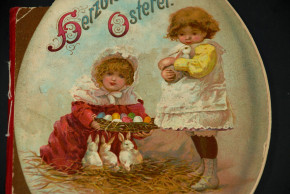antikes Kinderbuch * Herzblättchen&acute;s Osterei * um 1890
