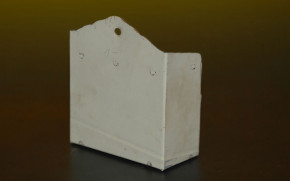 antiker Puppenküchen Blech Gewürzschrank Gewürzkasten * 1900