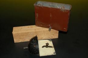 Puppenküchen Blech Waschbecken & Wasservorratsbehälter 1900