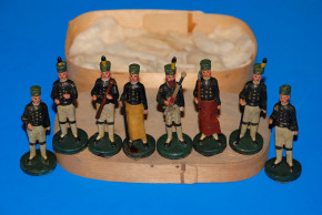 antike Bergparade Familie Haustein Seiffen * von 1860-1880