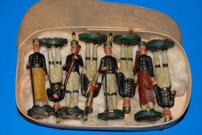 antike Bergparade Familie Haustein Seiffen * von 1860-1880