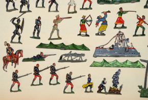 antike Spenkuch Zinnfiguren Boxeraufstand, Peking u.s.w. * 1900