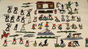 antike Spenkuch Zinnfiguren Boxeraufstand, Peking u.s.w. * 1900