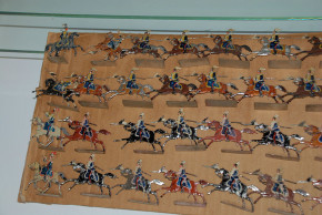 48 antike Zinnfiguren * Preuß. Ulane mit Lanzen * vor 1900